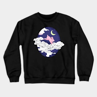 Moon rabbit Crewneck Sweatshirt